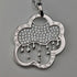 Vintage Sterling Silver Pendant with Rain and Cloud Design 13.5g with Necklace
